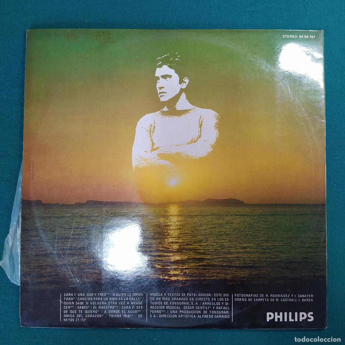 Discos de vinilo: Patxi Andi&oacute;n &ndash; A Donde El Agua - Foto 2