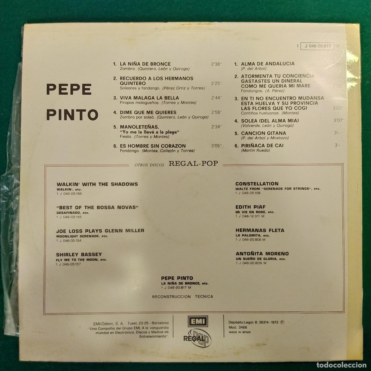 Discos de vinilo: Pepe Pinto &ndash; Pepe Pinto - Foto 2