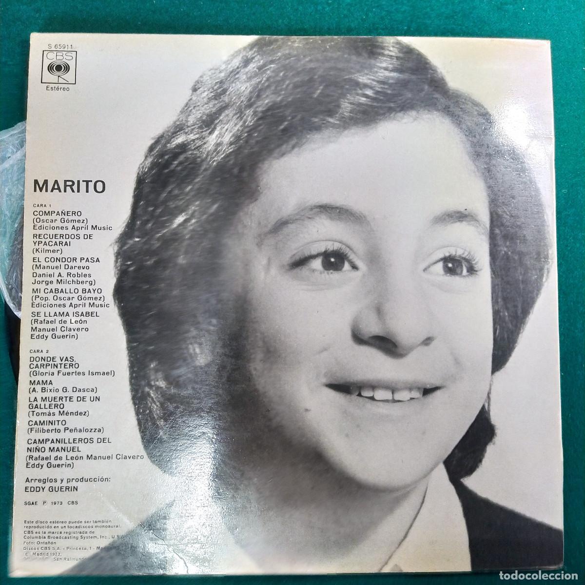 Discos de vinilo: Marito &ndash; Marito 1973 - Foto 2