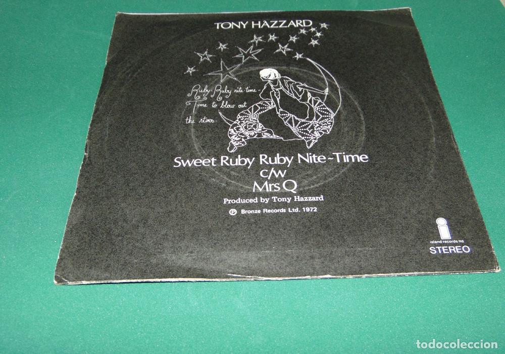 Discos de vinilo: TONY HAZZARD - SWEET RUBY RUBY NITE-TIME - SINGLE ARIOLA ESPA&Ntilde;OL - Foto 5