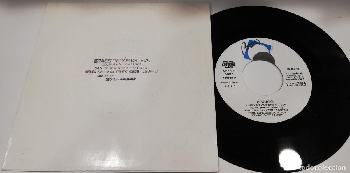 Discos de vinilo: SCO33-C&oacute;digo - Berlin (7&rdquo;, Single, Promo) - Foto 2
