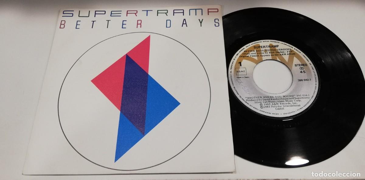 Discos de vinilo: SCO34- Supertramp - Better Days (7&rdquo;, Single) - Foto 1