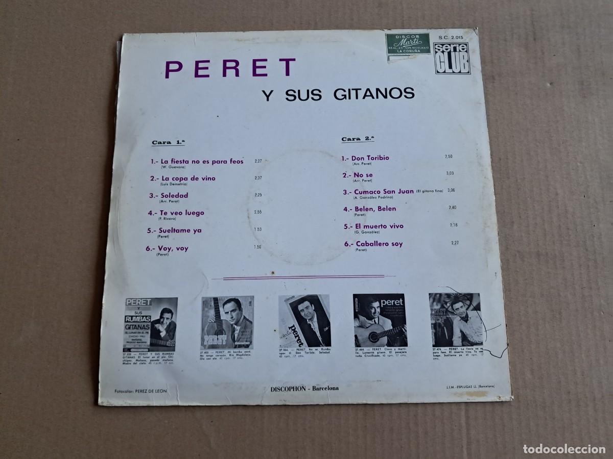 Discos de vinilo: PERET Y SUS GITANOS - PERET LP 1967 - Foto 3