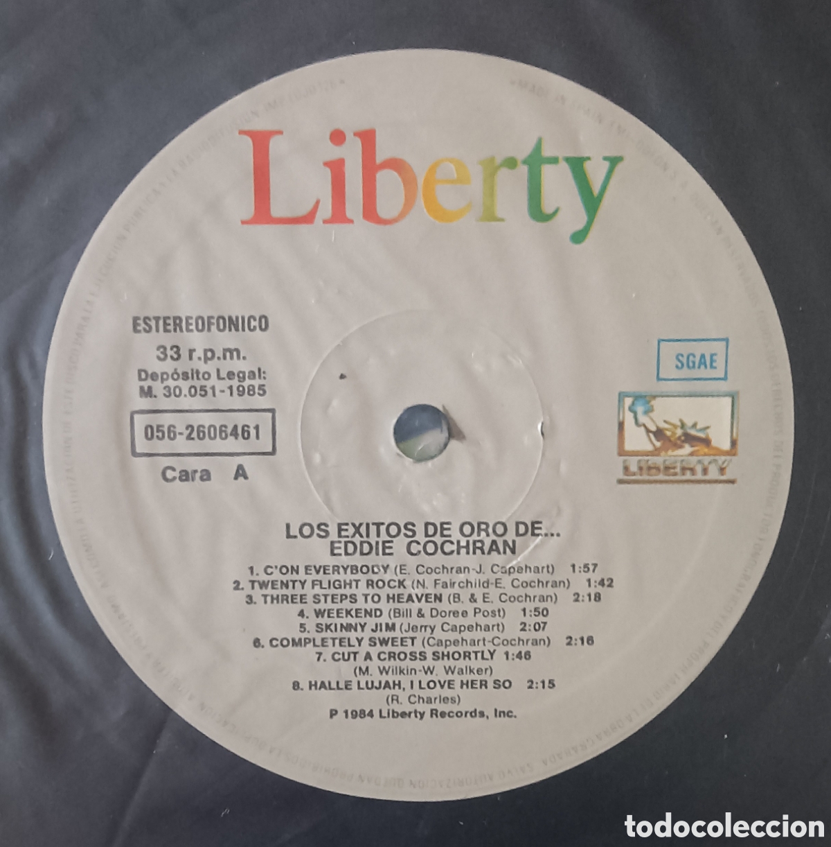 Discos de vinilo: Eddie Cochran - Pioneros del Rock - Foto 3