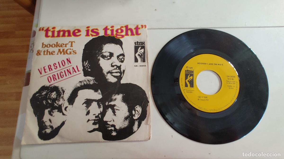 Discos de vinilo: BOOKER T & THE MG&acute;S-SINGLE TIME IS TIGHT - Foto 1
