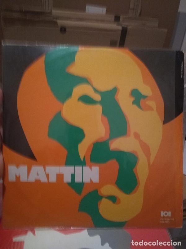 Discos de vinilo: LP Mattin - Mattin (1975) - Foto 1