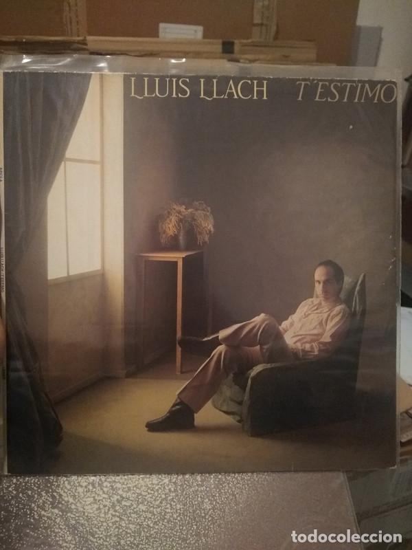 Discos de vinilo: LP Lluis Llach - Testimo (1984) - Foto 1