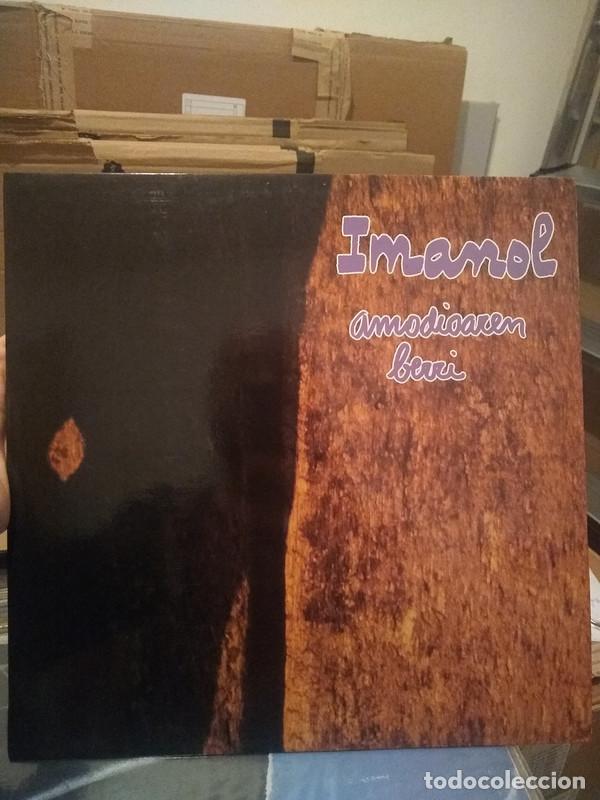 Discos de vinilo: LP Imanol - Amodioaren Berri (1990) - Foto 1