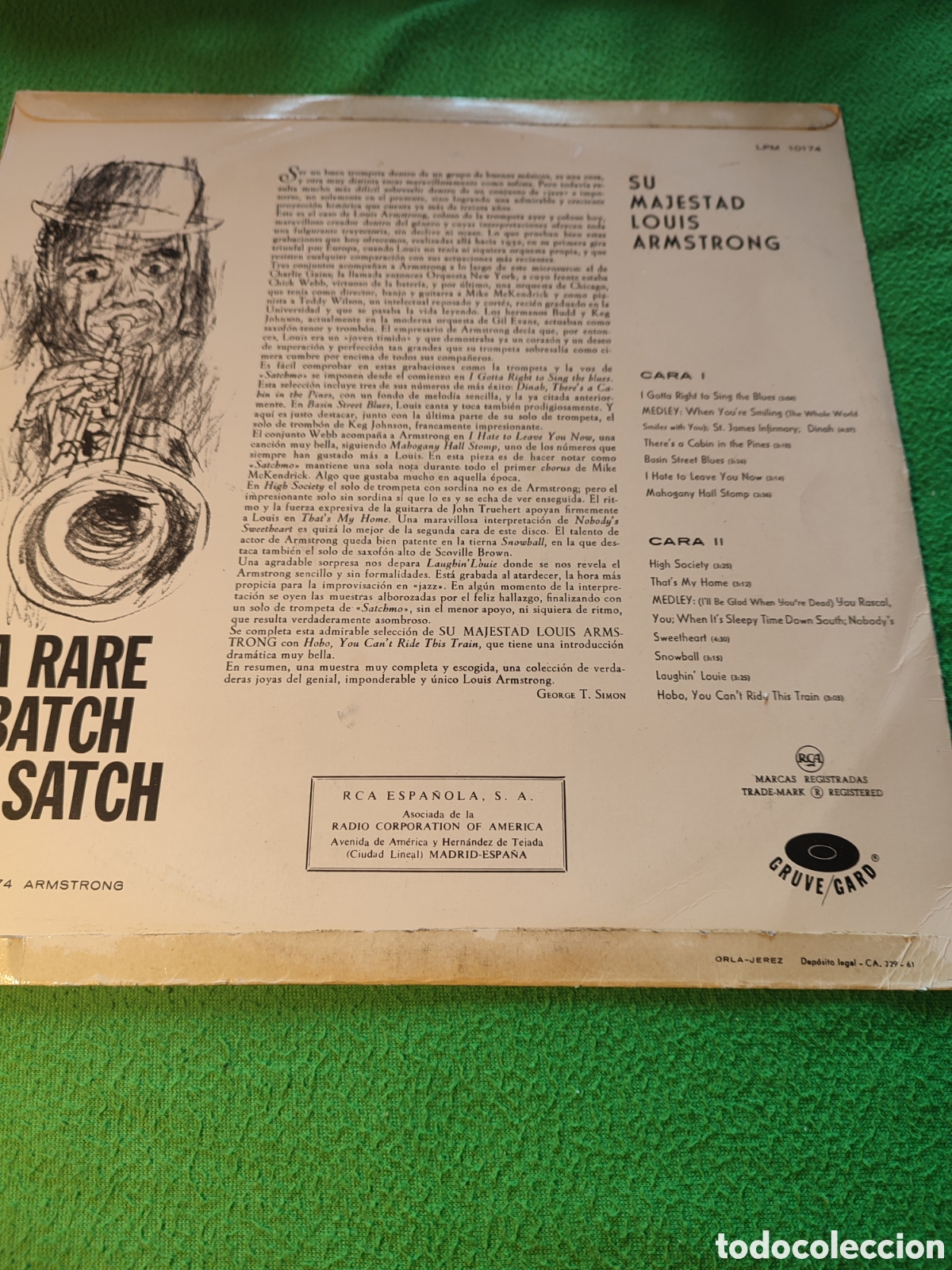 Discos de vinilo: Louis Armstrong - The authentic Sound of - Foto 2