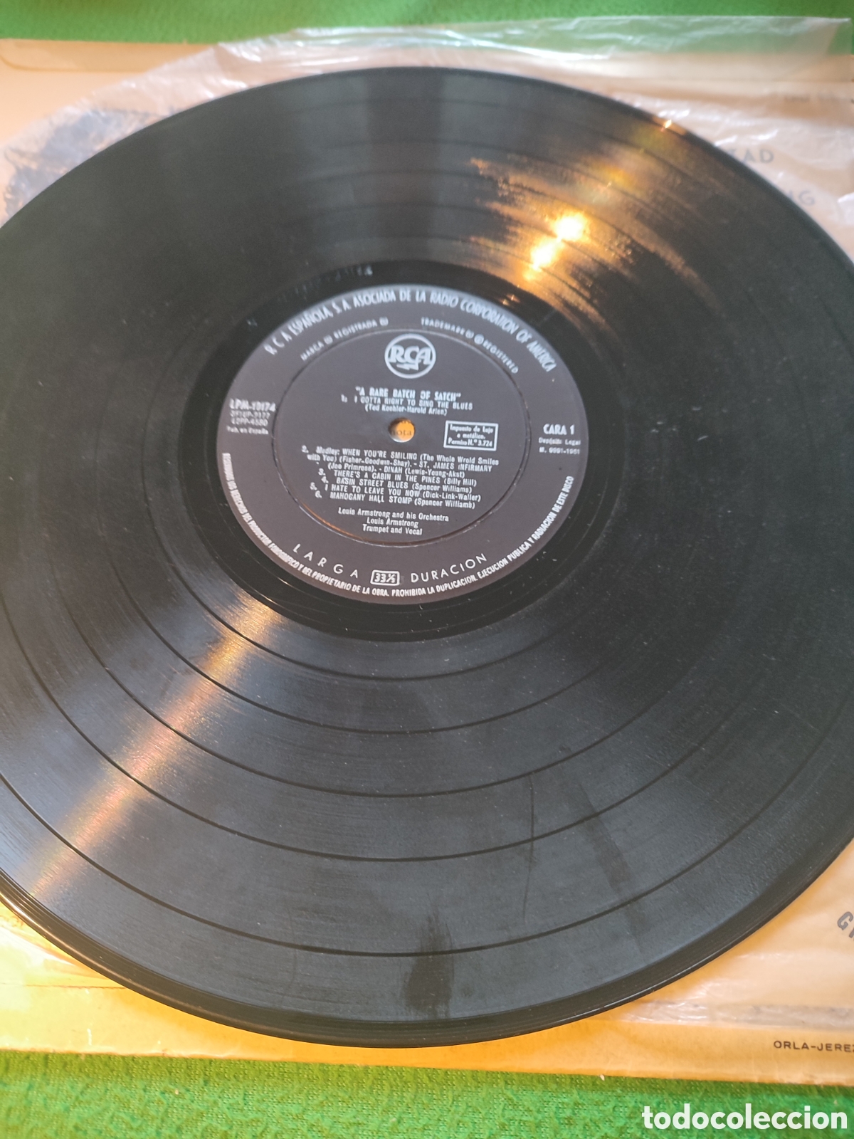 Discos de vinilo: Louis Armstrong - The authentic Sound of - Foto 3