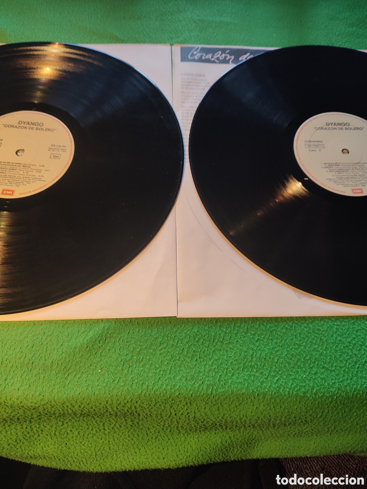Discos de vinilo: Dyango - Coraz&oacute;n de bolero 2 Lps - Foto 2