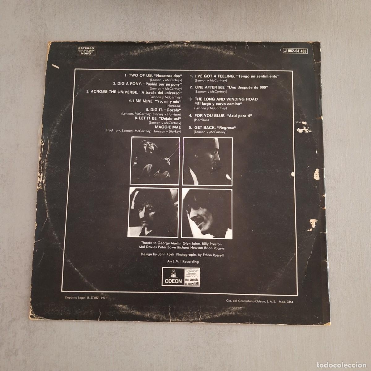 Discos de vinilo: The Beatles - Let It Be (LP) - Foto 2