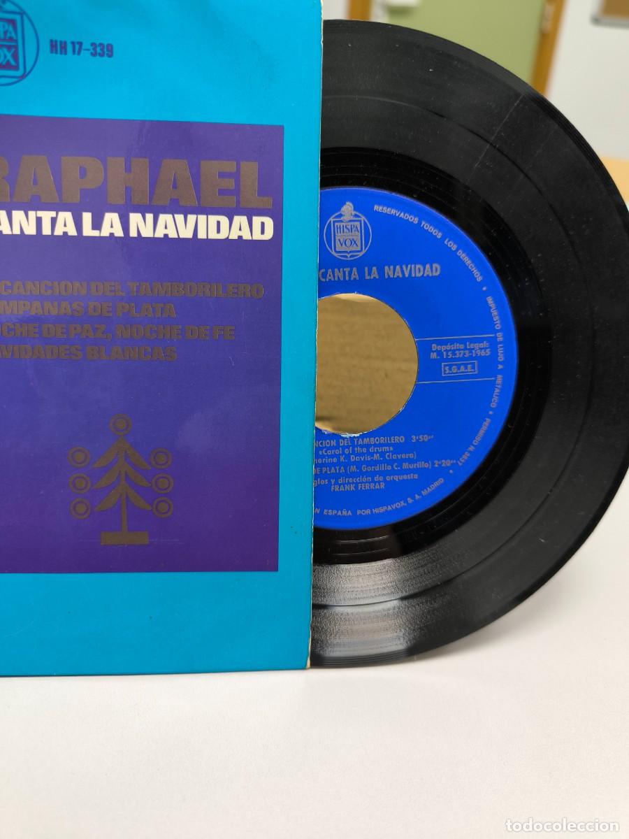 Discos de vinilo: Single - Raphael - CANTA A LA NAVIDAD - PORTE 5 - Foto 3