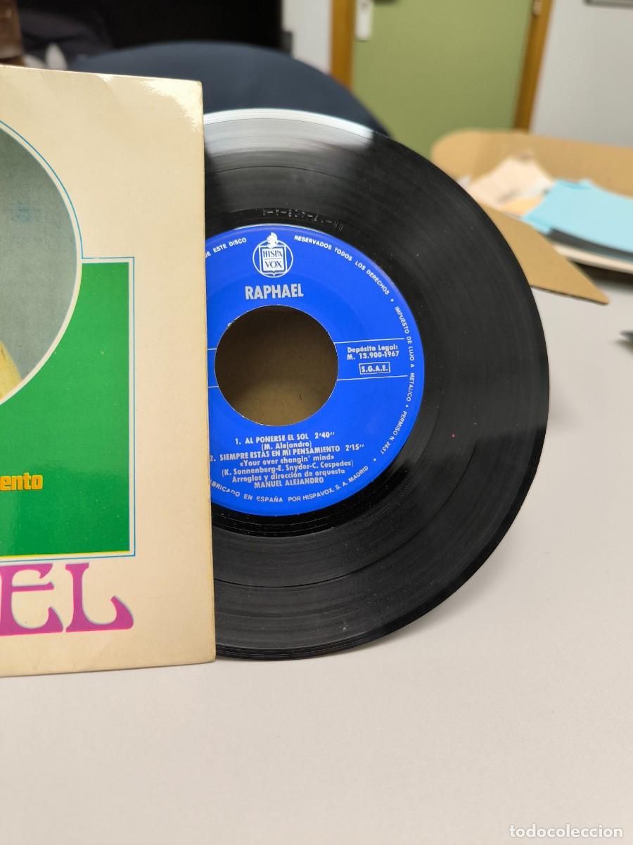 Discos de vinilo: Single - Raphael - - PORTE 5 - Foto 3