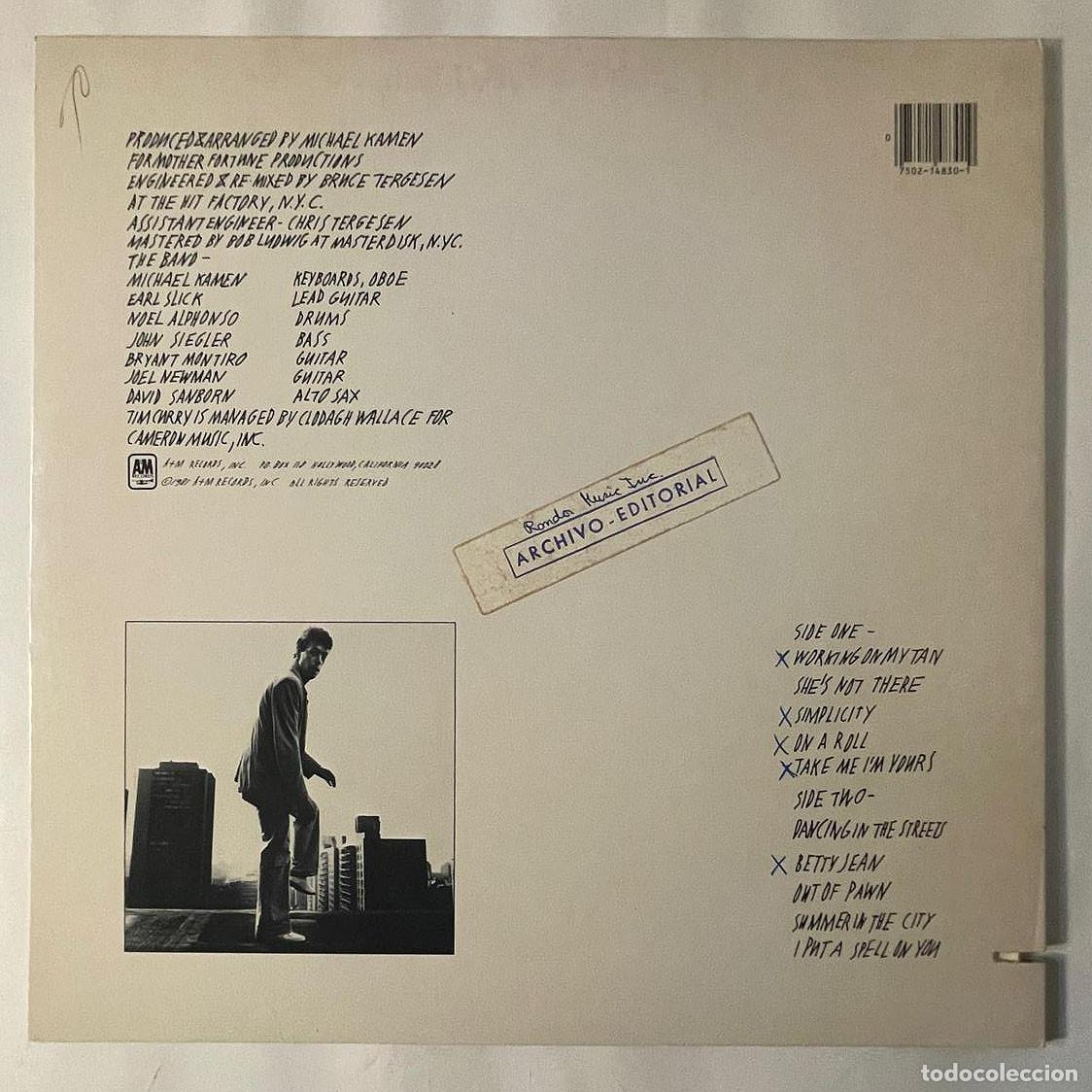 Discos de vinilo: TIM CURRY - SIMPLICITY / LP A&M RECORDS 1981 / USA - Foto 2