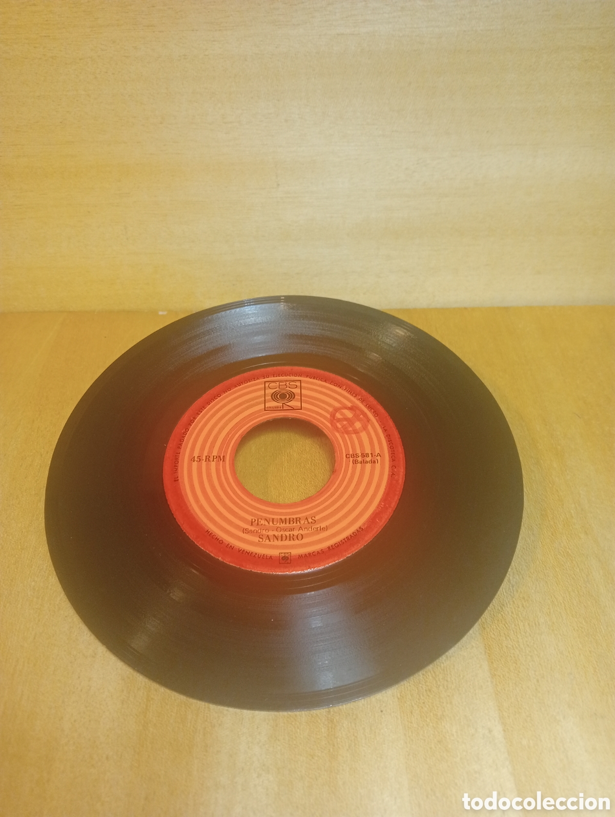 Discos de vinilo: Sandro. Penumbras. Penas. - Foto 1