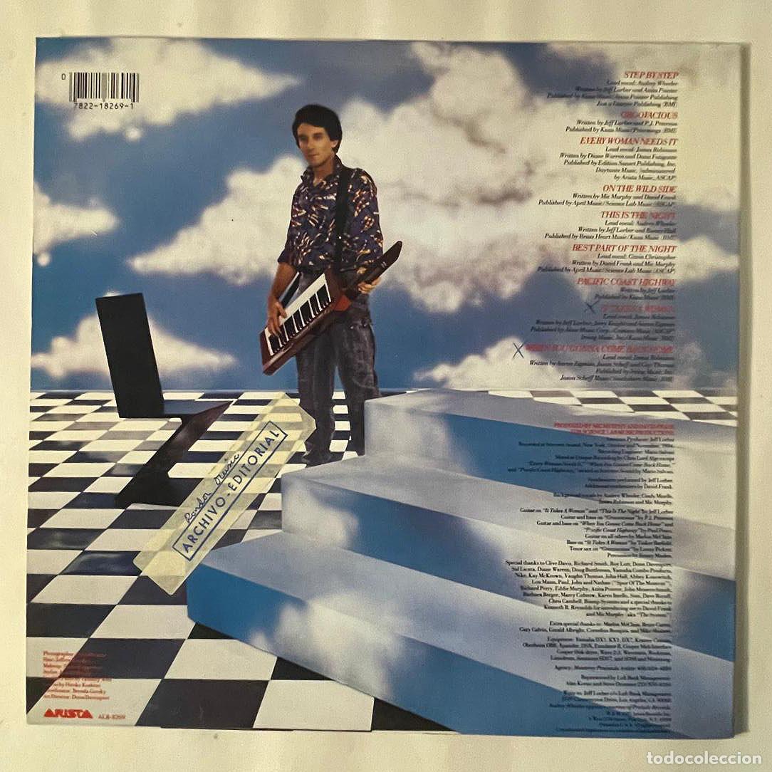 Discos de vinilo: JEFF LORBER - STEP BY STEP / LP ARISTA 1985 / USA - Foto 2
