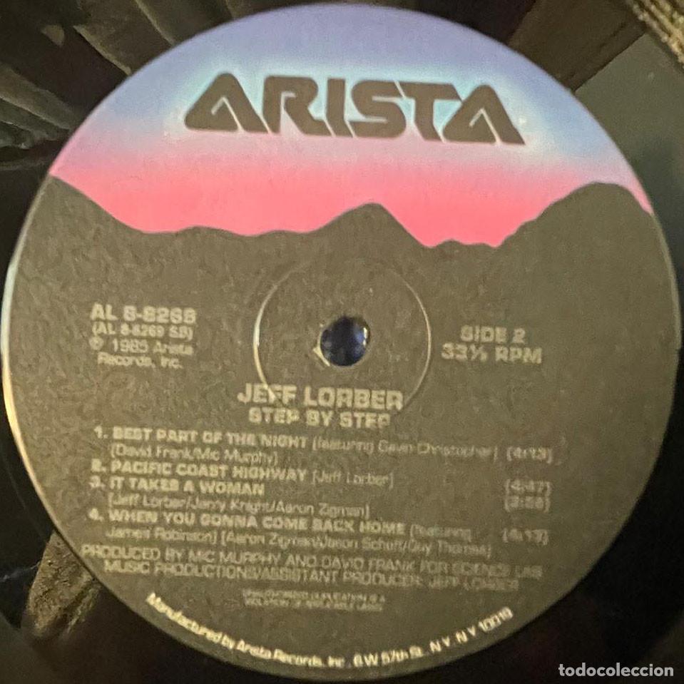 Discos de vinilo: JEFF LORBER - STEP BY STEP / LP ARISTA 1985 / USA - Foto 4