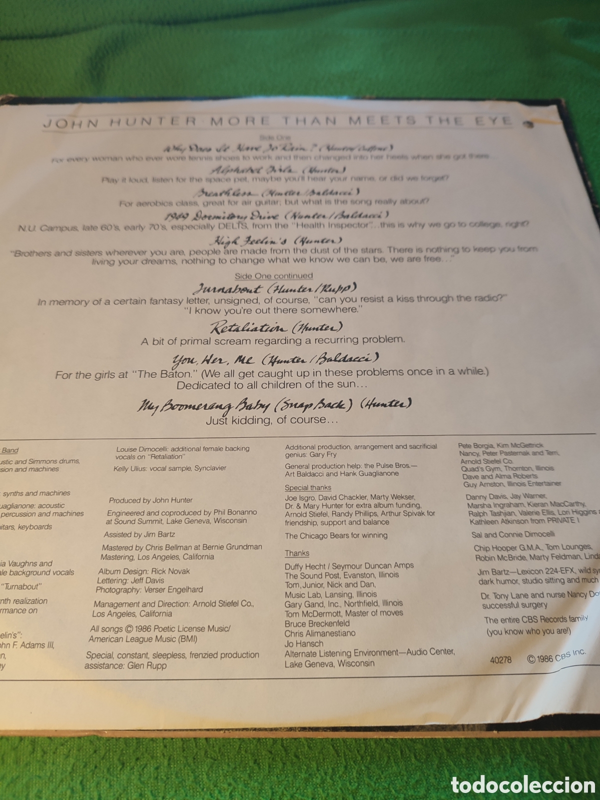 Discos de vinilo: John Hunter - More than meets the eye - Foto 2