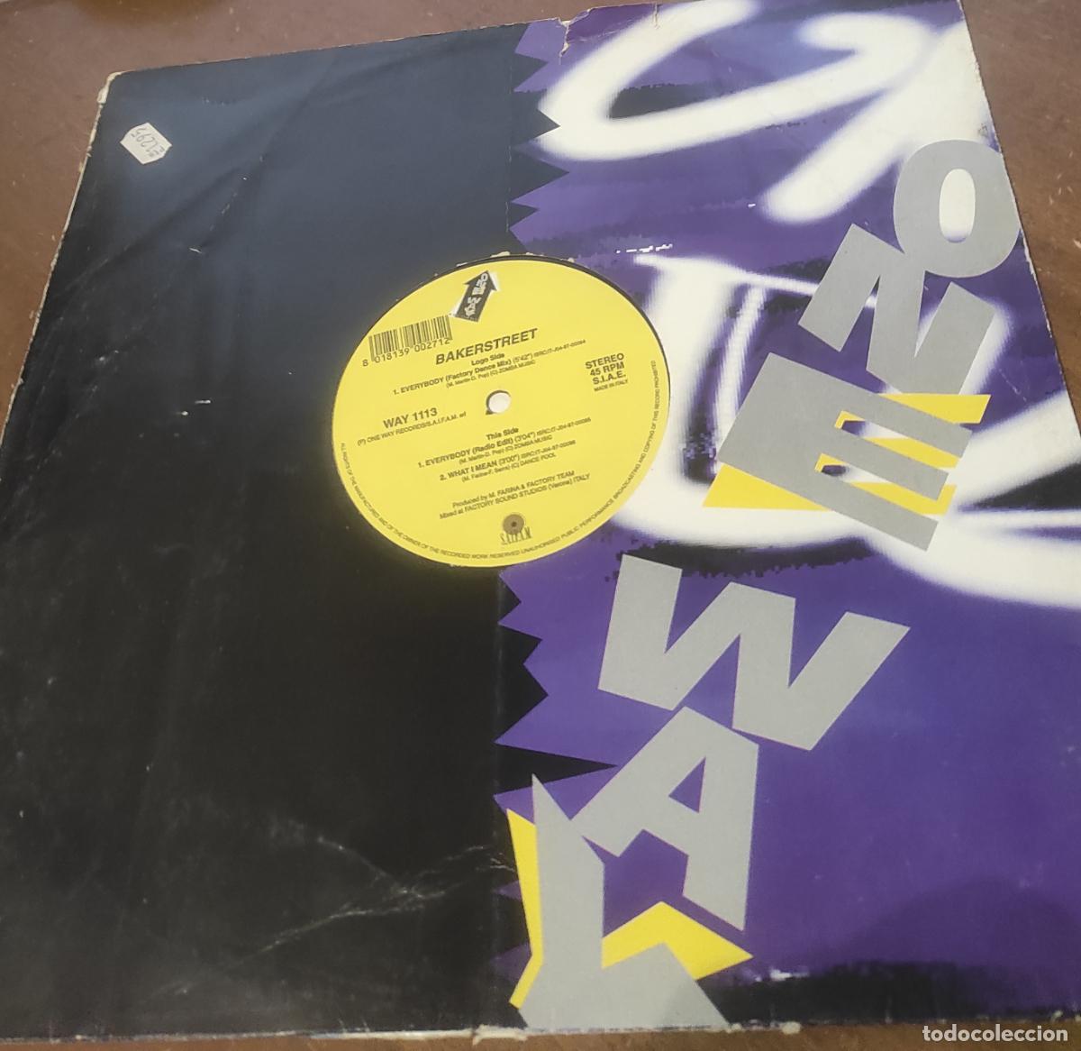 Discos de vinilo: Bakerstreet &lrm;&ndash; Everybody-MAXI-ITALIA- - Foto 1