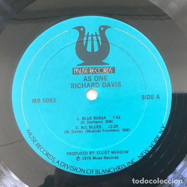 Discos de vinilo: Richard Davis &ndash; As One - Foto 3