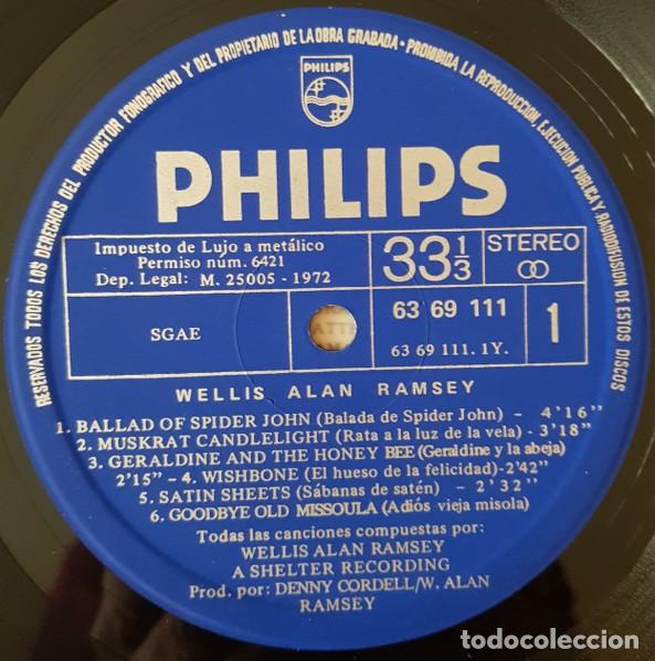 Discos de vinilo: Willis Alan Ramsey &ndash; Willis Alan Ramsey - Foto 3