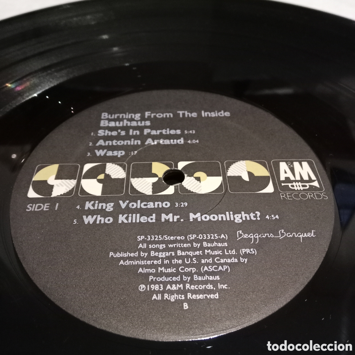 Discos de vinilo: BAUHAUS - BURNING FROM THE INSIDE - LP - Foto 4