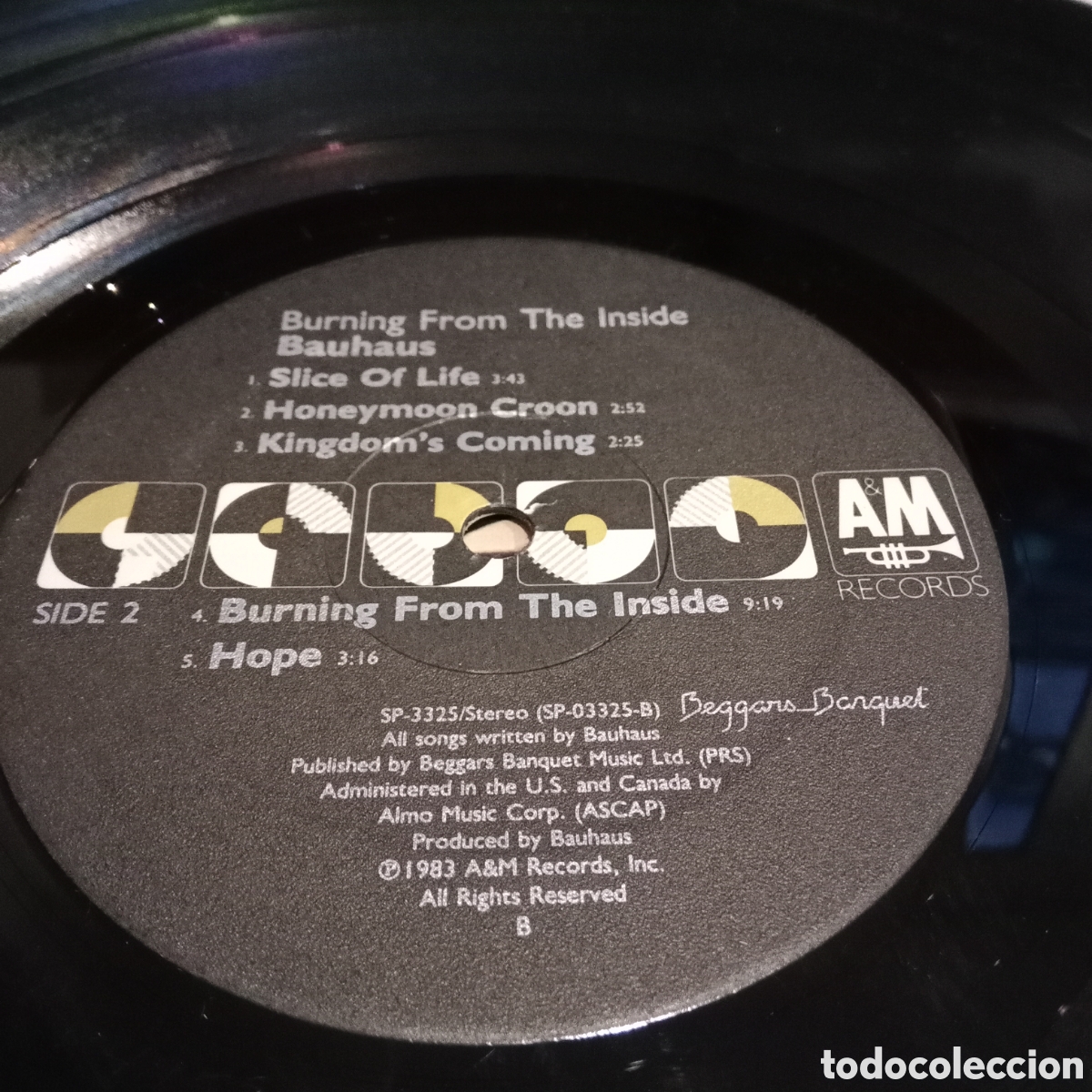 Discos de vinilo: BAUHAUS - BURNING FROM THE INSIDE - LP - Foto 5