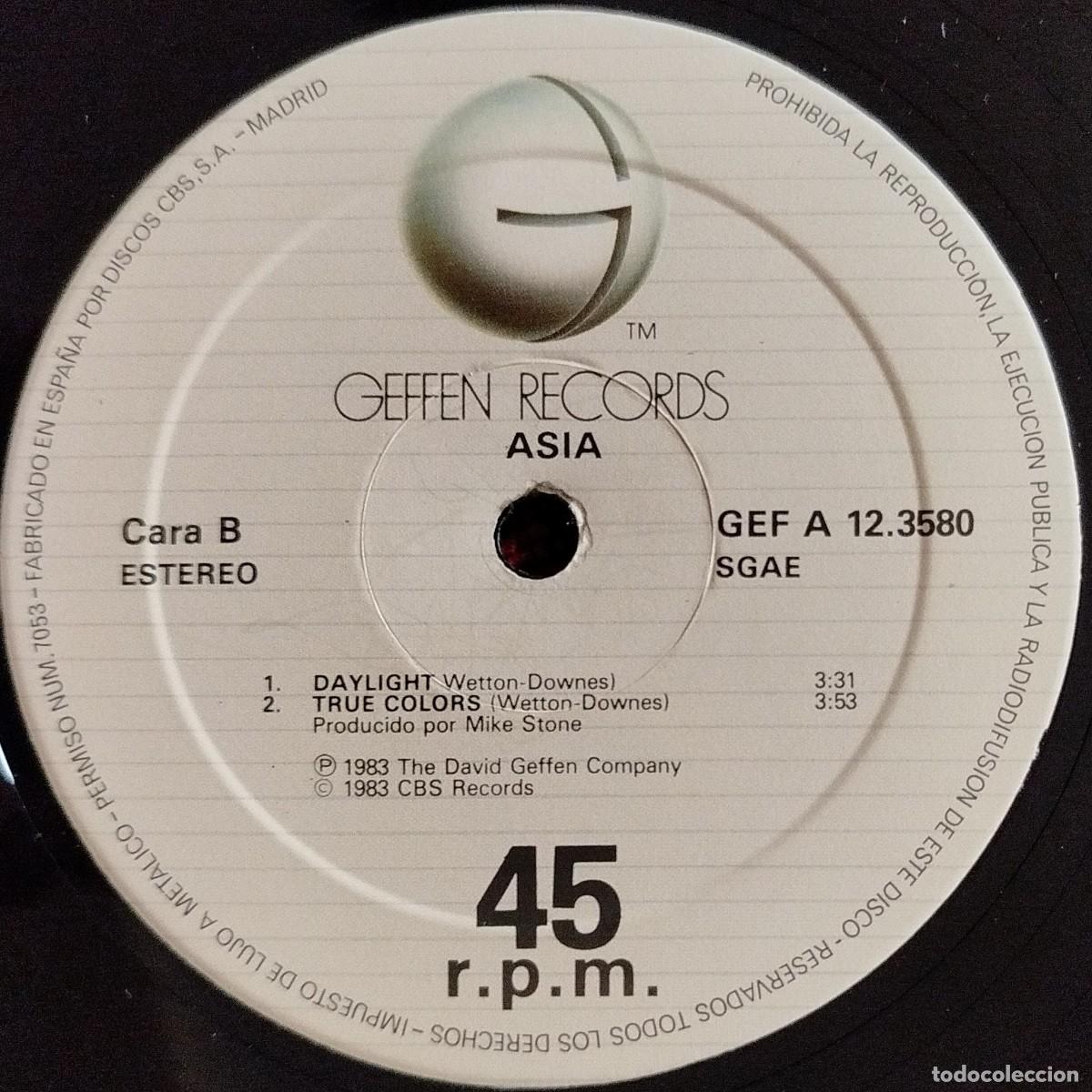 Discos de vinilo: ASIA ** Dont Cry ** MAXI SINGLE VINILO 1983 - Foto 4