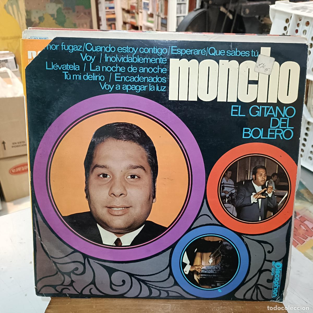 Discos de vinilo: Moncho - El Gitano del Bolero - LP. sello Discophon 1969 - Foto 1