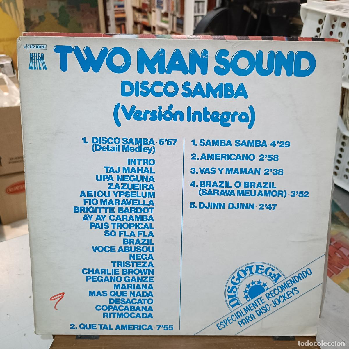 Discos de vinilo: Two Man Sound - Disco Samba (Versi&oacute;n &Iacute;ntegra) - LP. sello 1978 - Foto 1