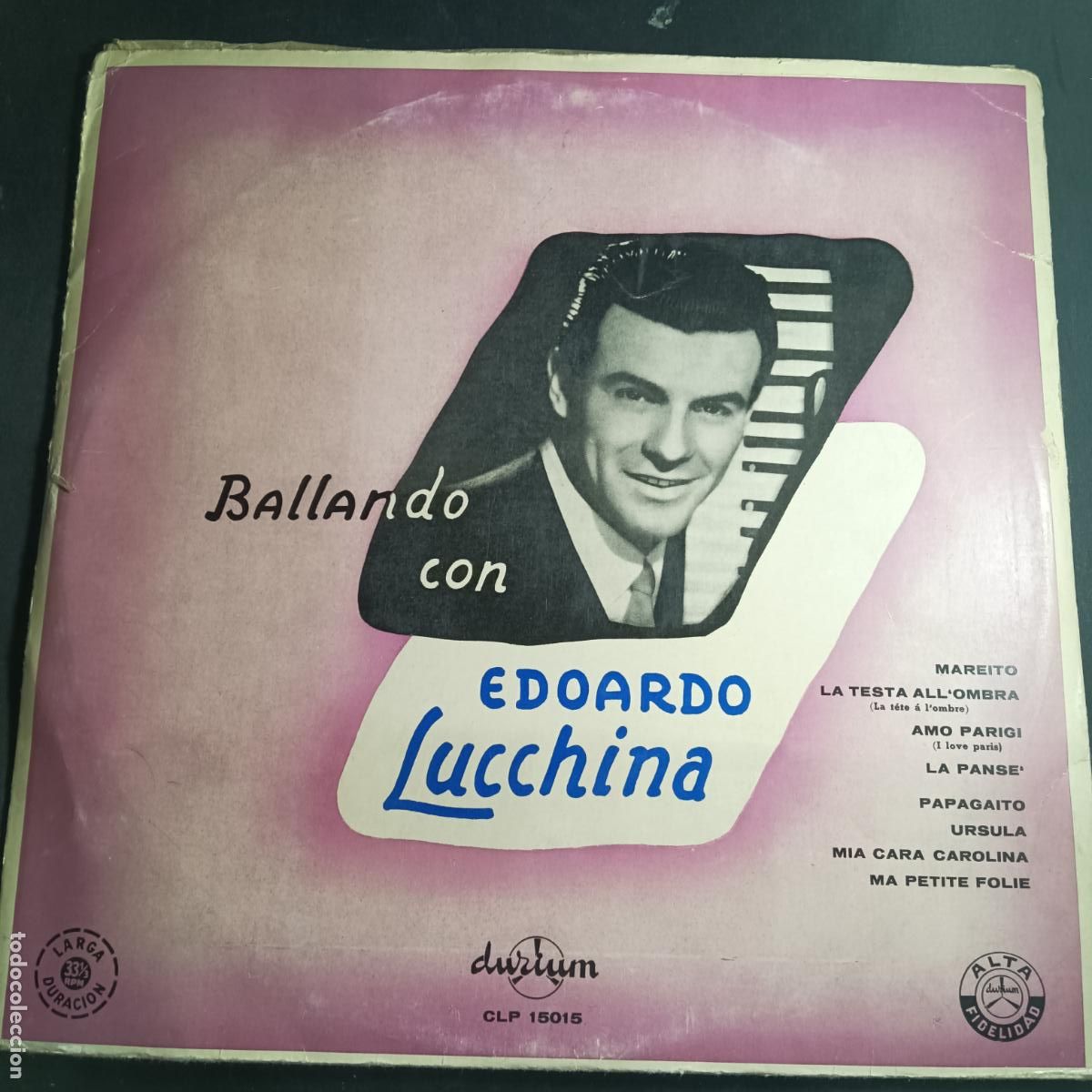 Discos de vinilo: Ballando con EDOARDO LUCCHINA. LP 1956 - Foto 1