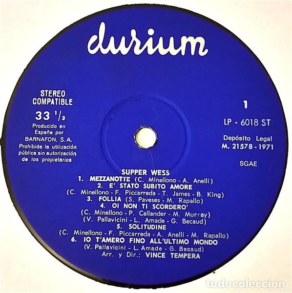Discos de vinilo: Wess & The Airedales &ndash; Superwess - Foto 3