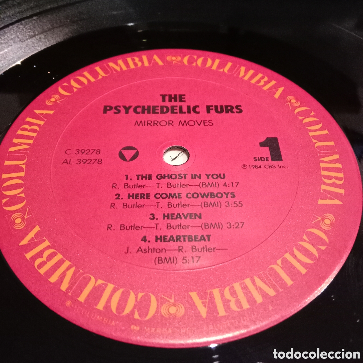 Discos de vinilo: THE PSYCHEDELIC FURS - MIRROR MOVES - LP - Foto 4