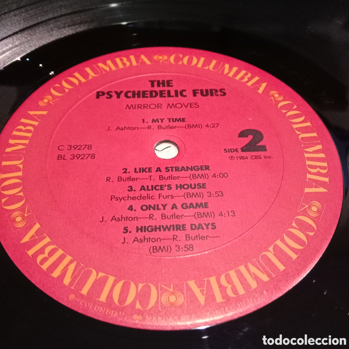 Discos de vinilo: THE PSYCHEDELIC FURS - MIRROR MOVES - LP - Foto 5