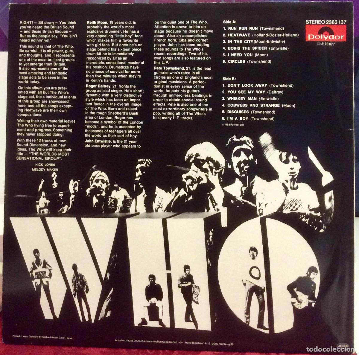 Discos de vinilo: THE WHO /// HOLANDA. Vg++ - Foto 3