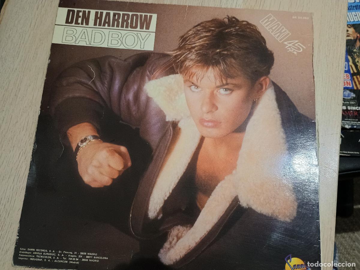 Discos de vinilo: Den Harrow &ndash; Bad Boy 1985 - Foto 3