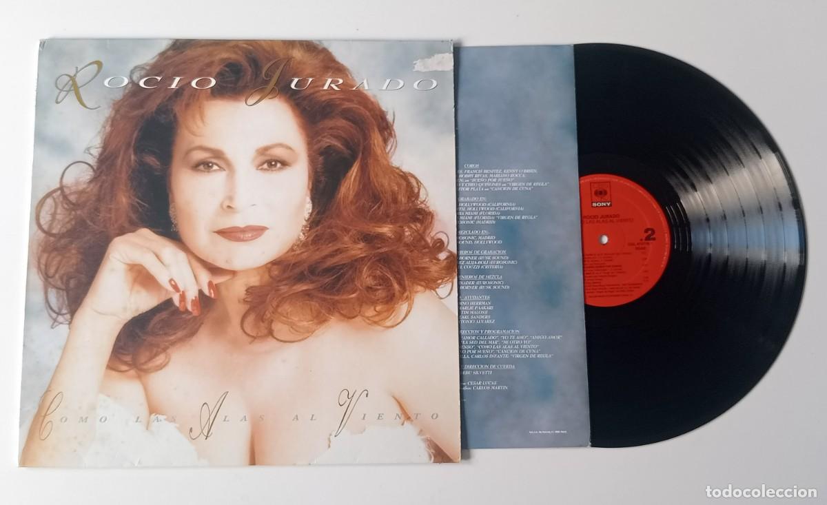 Discos de vinilo: LP ROCIO JURADO - COMO LAS ALAS AL VIENTO - Foto 1