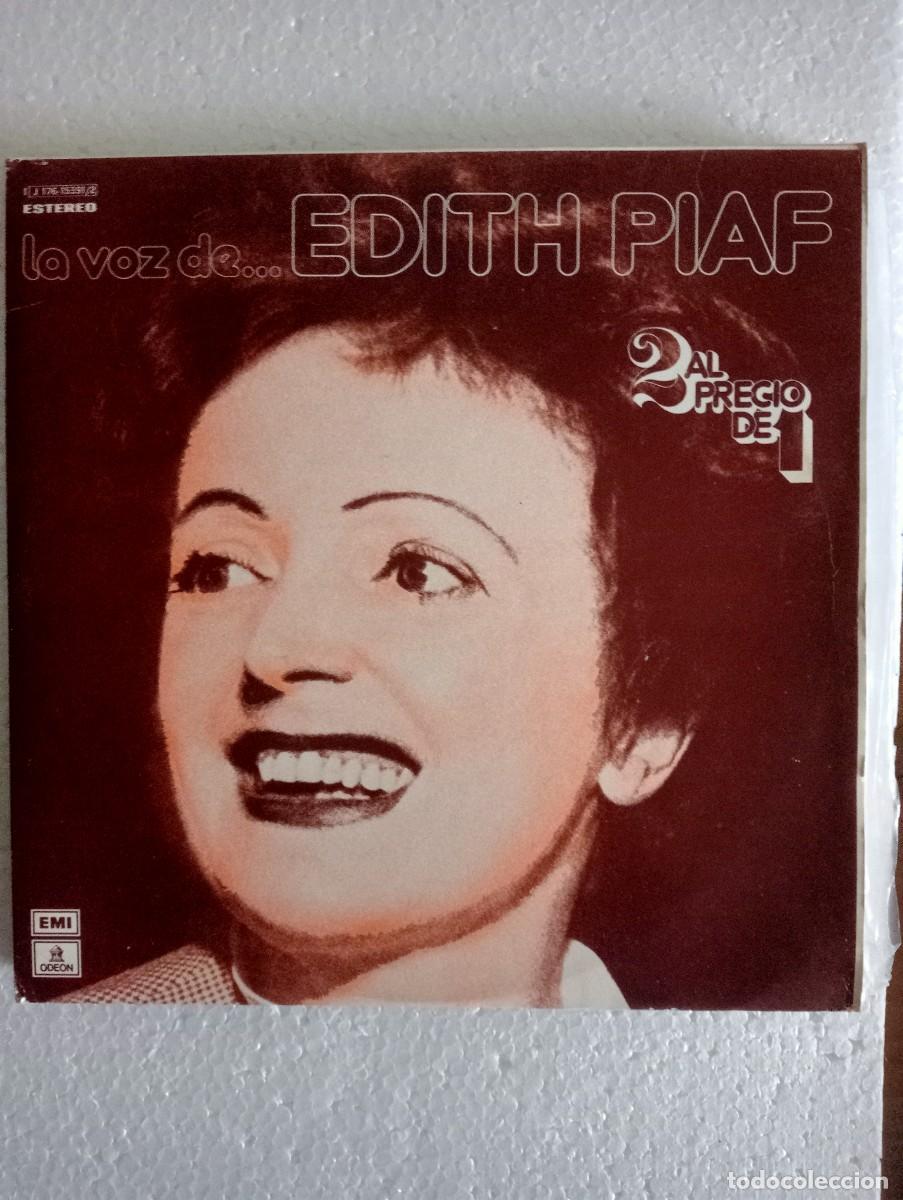 Discos de vinilo: Edith Piaf - La Voz De... Edith Piaf (2xLP, Comp) 1976 gatefold - Foto 1