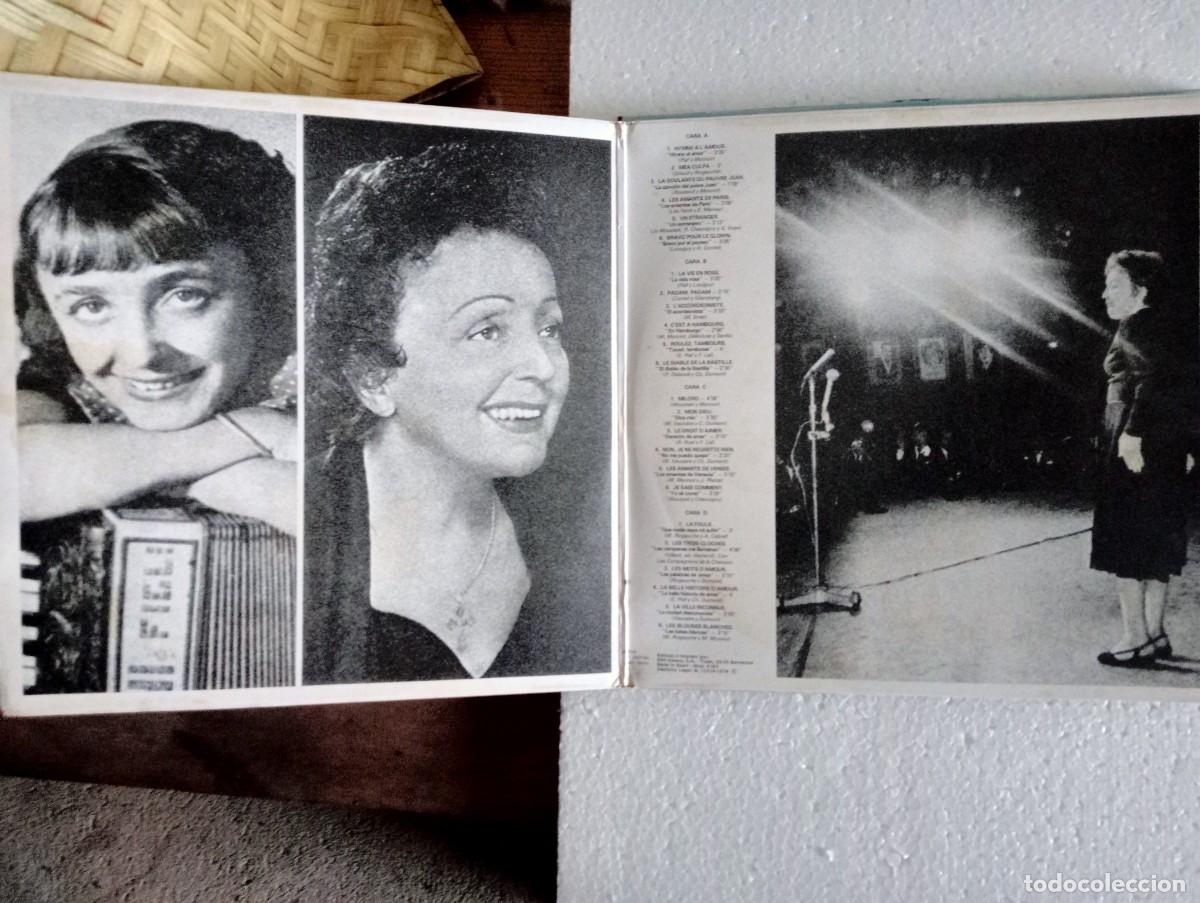 Discos de vinilo: Edith Piaf - La Voz De... Edith Piaf (2xLP, Comp) 1976 gatefold - Foto 2