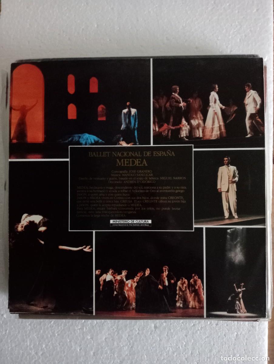 Discos de vinilo: Manolo Sanl&uacute;car - Medea (LP) 1987 insert - Foto 2