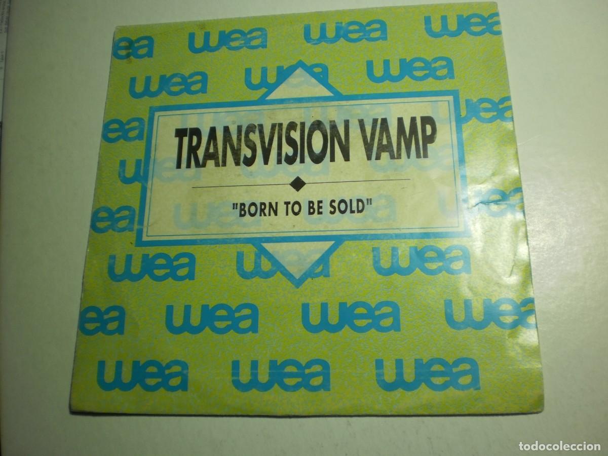 Disques de vinyle: single promo transvision vamp. born to be sold. mca 1989 spain (buen estado)