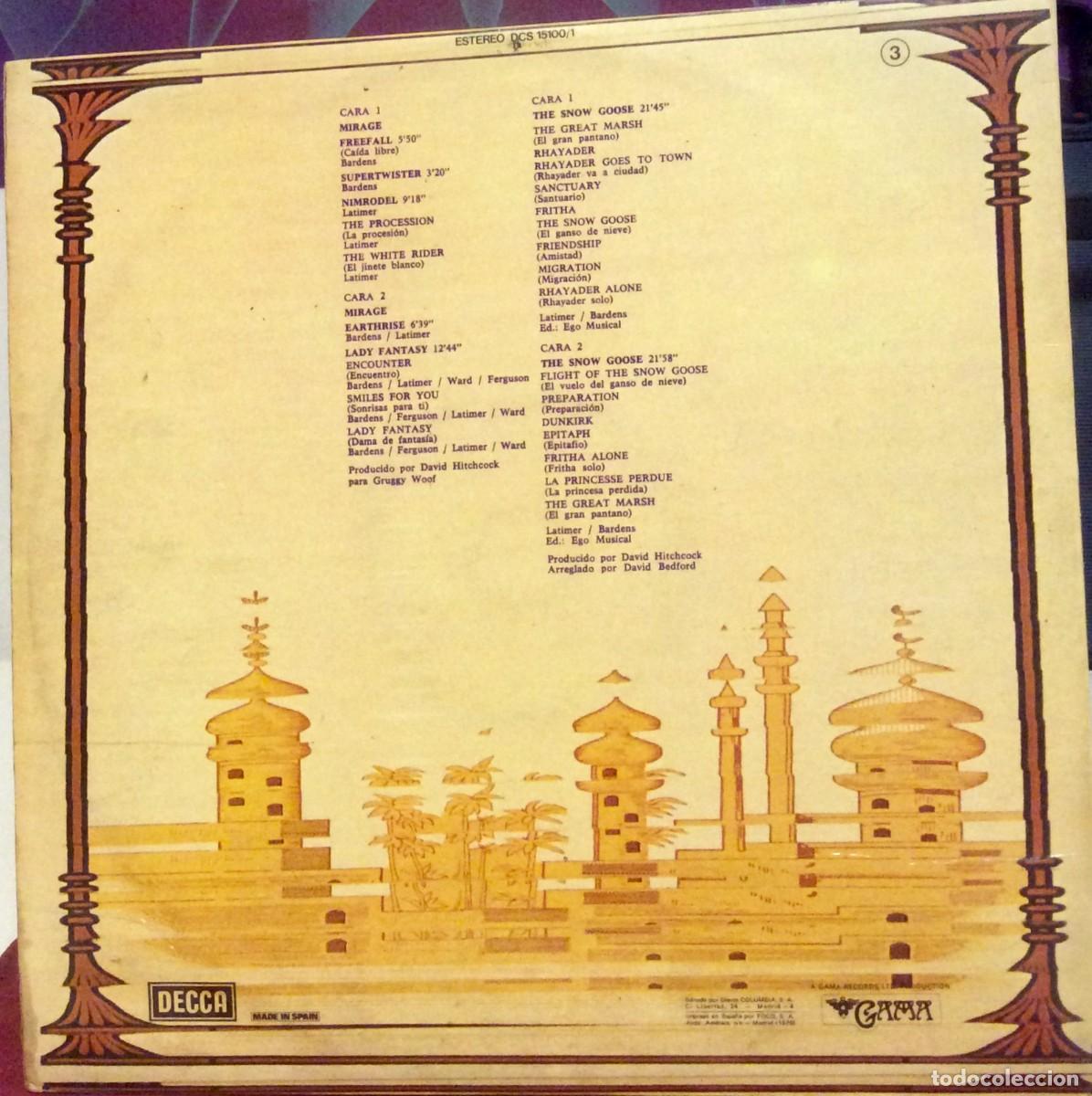 Discos de vinilo: CAMEL - Espa&ntilde;a 1977(vg++). 2Lp. Gatefol - Foto 3