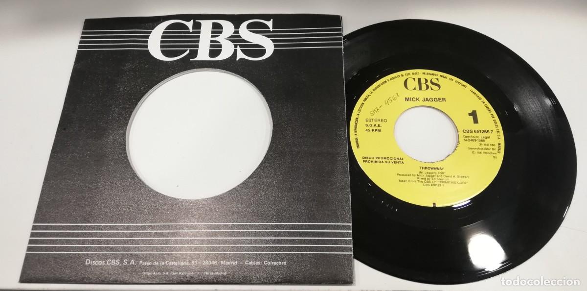 Discos de vinilo: SCO19-Mick Jagger - Throwaway (7&rdquo;, S/Sided, Promo) - Foto 1