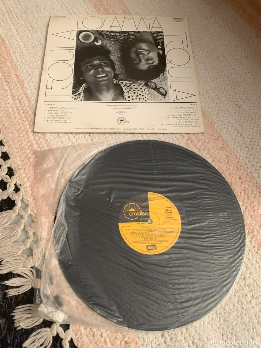 Discos de vinilo: Los Amaya - Tequila - disco vinilo - Foto 2