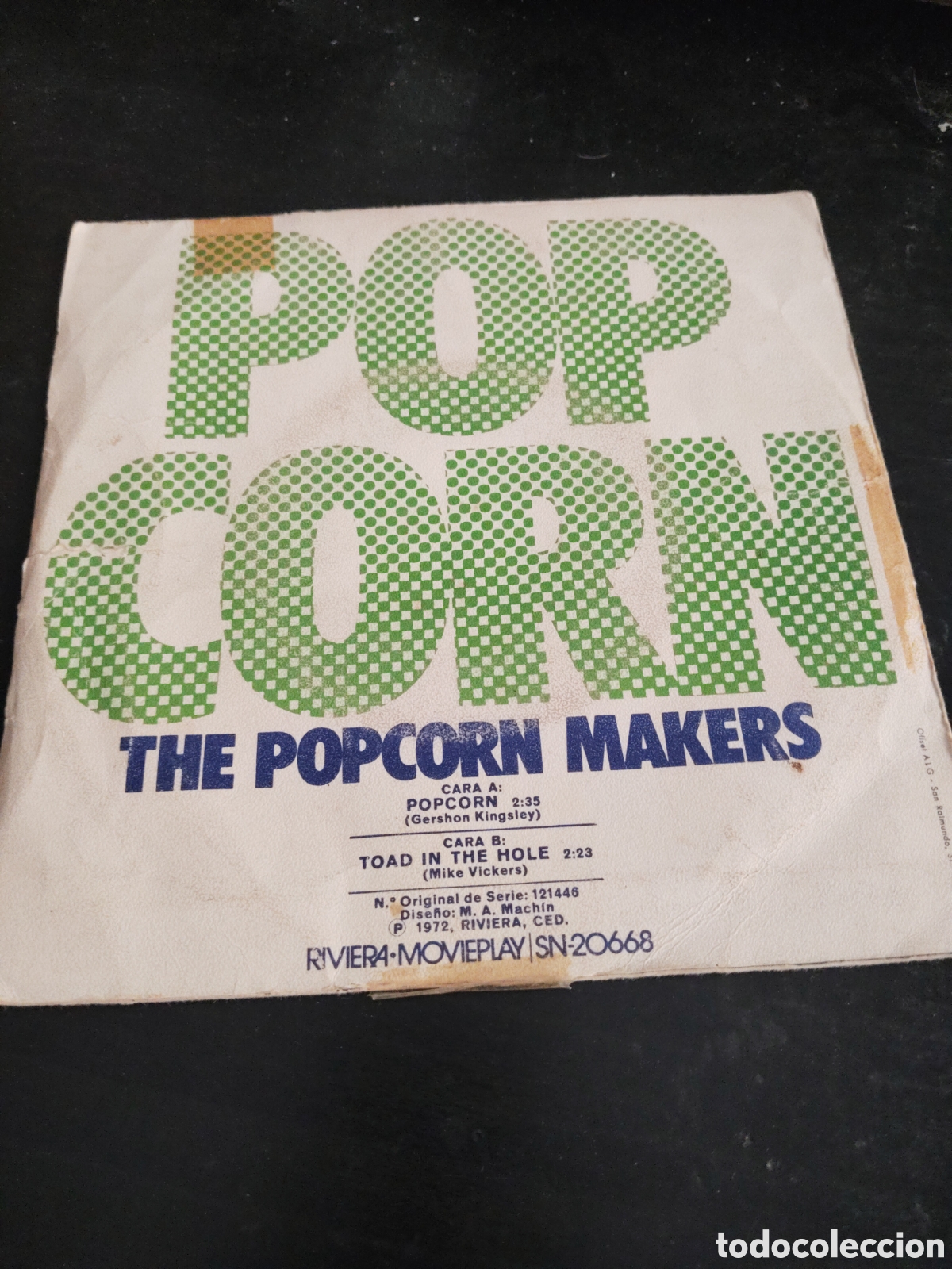 Discos de vinilo: The Popcorn Makers&nbsp;&ndash;&nbsp;Popcorn Vinilo 7&rdquo; 1972 Espa&ntilde;a - Foto 2