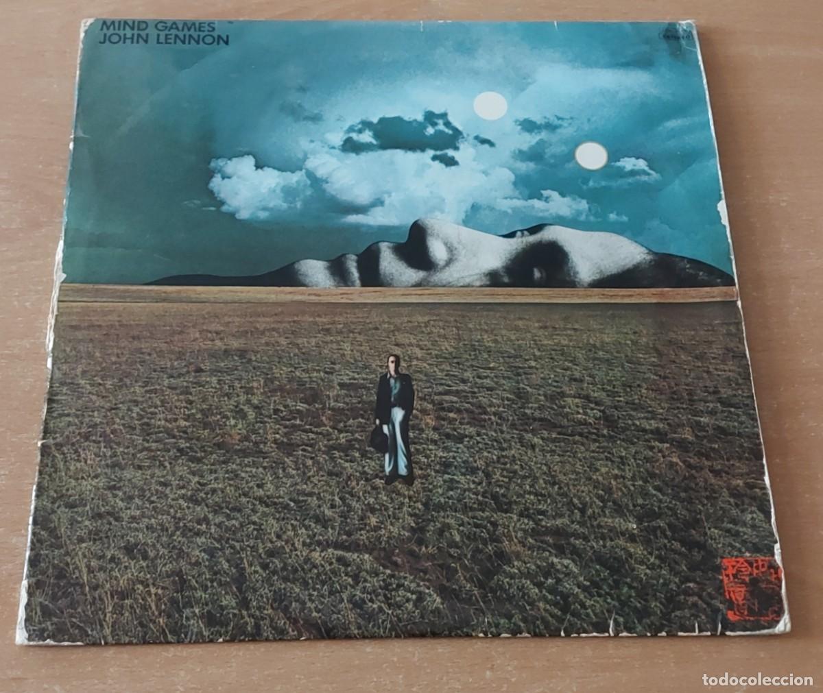 Discos de vinilo: LP JOHN LENNON MIND GAMES Apple 1973 ESPA&Ntilde;A - Foto 1