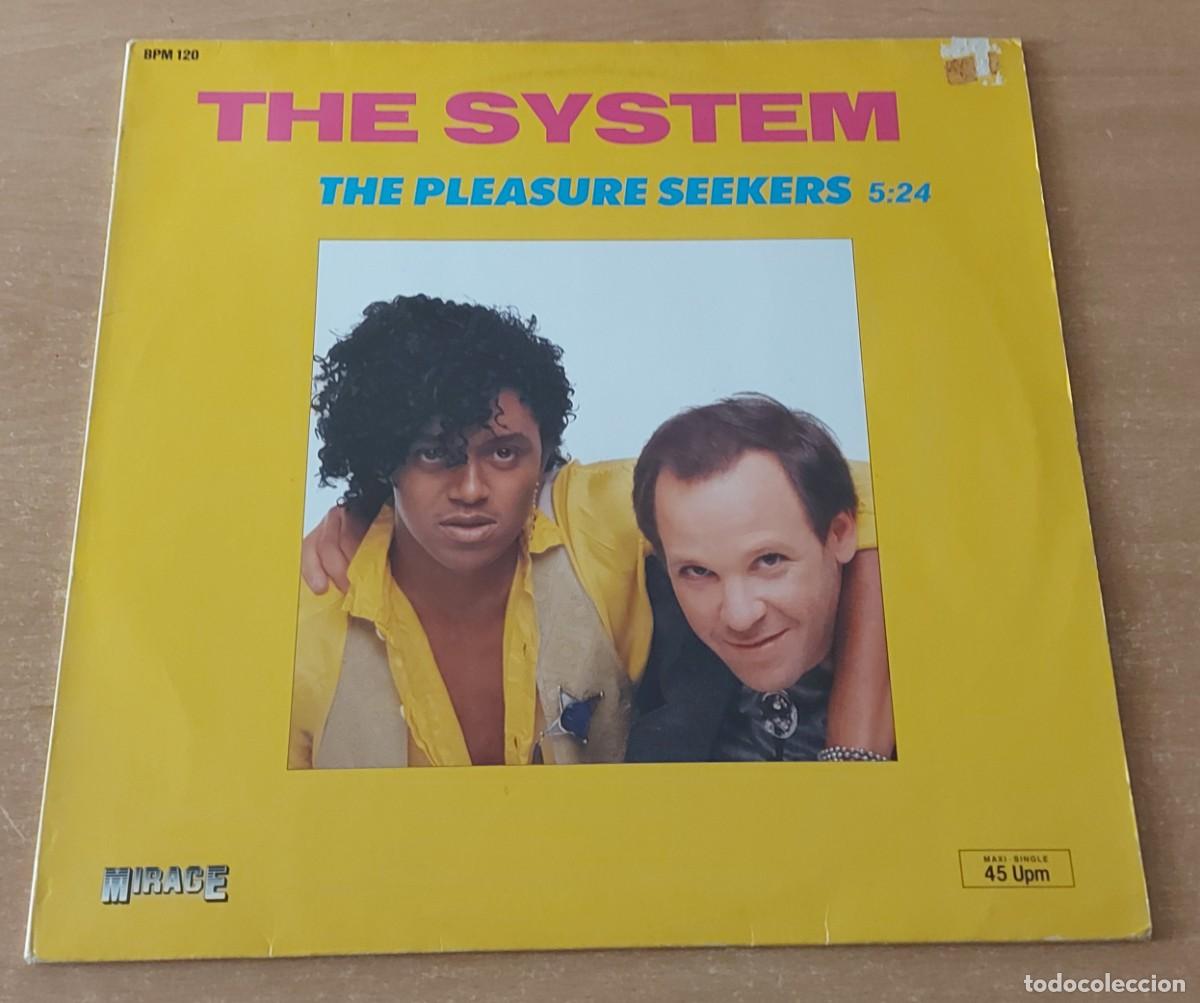 Discos de vinilo: LP MAXI THE SYSTEM THE PLEASURE SEEKERS long version 1985 Germany - Foto 1