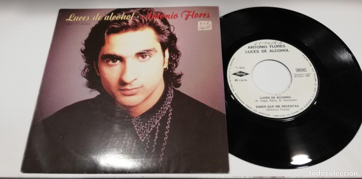 Discos de vinilo: SCO19-Antonio Flores - Luces De Alcohol (7&rdquo;, Single) - Foto 1