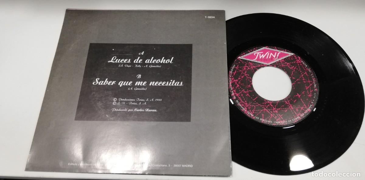 Discos de vinilo: SCO19-Antonio Flores - Luces De Alcohol (7&rdquo;, Single) - Foto 2